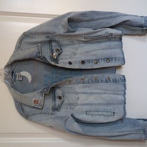 Disney's Tangled denim jacket size L